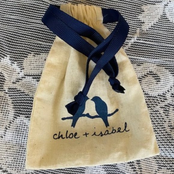 Chloe + Isabel Jewelry Drawstring Pouch w/Love Bird Print - Picture 3 of 12